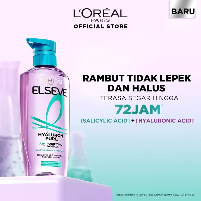 Elseve Hyaluron Pure 72H Purifying Shampoo 5