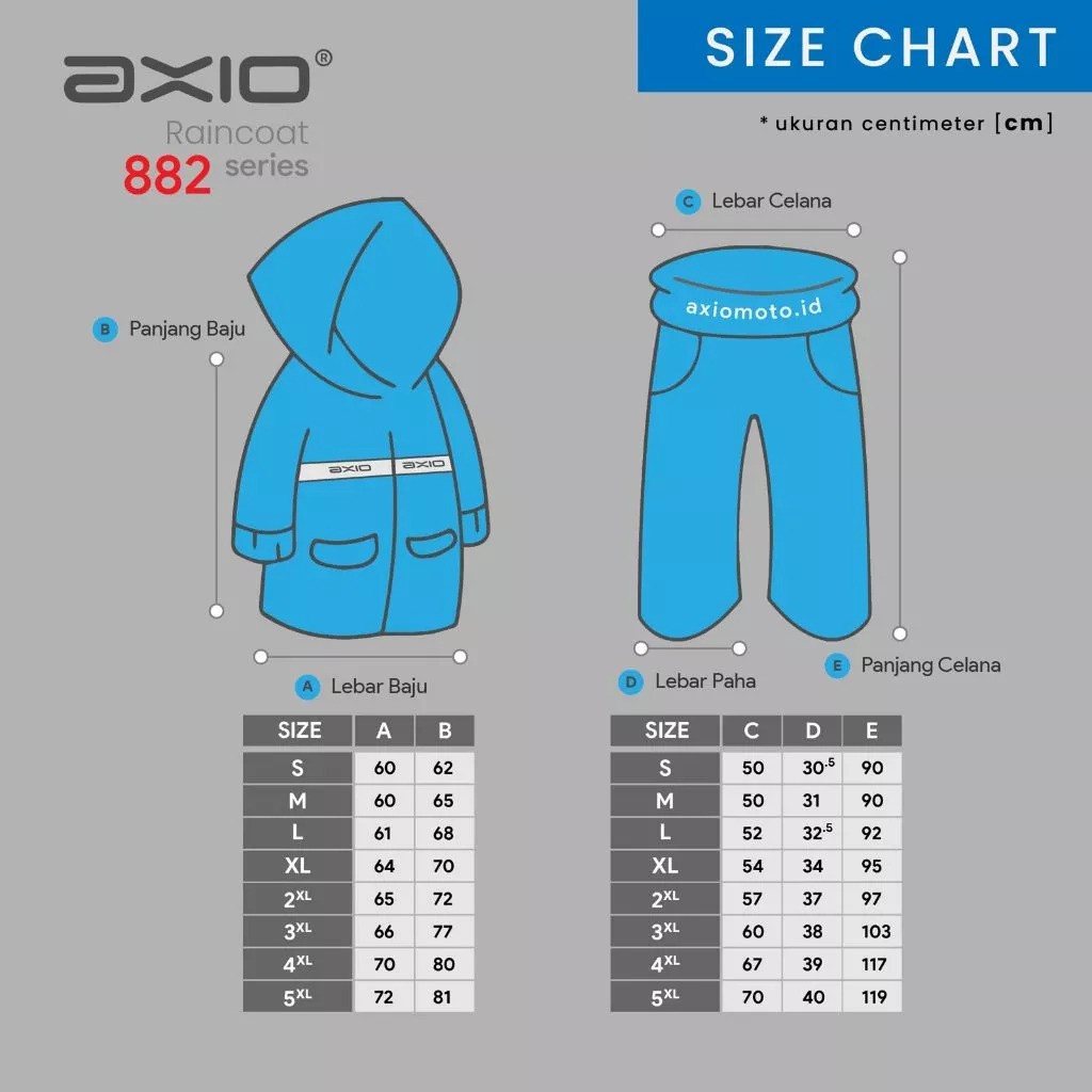 Axio Indonesia Axio Raincoat Series 2 Tone