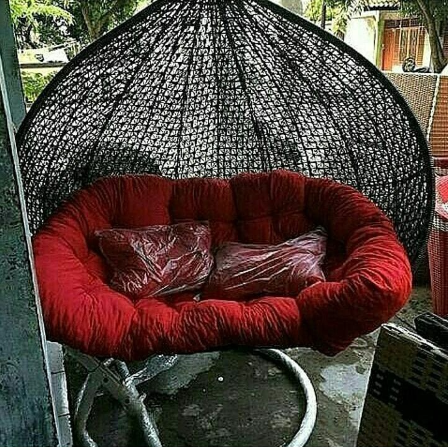 Ayunan Gantung Jumbo Rotan Sintetis