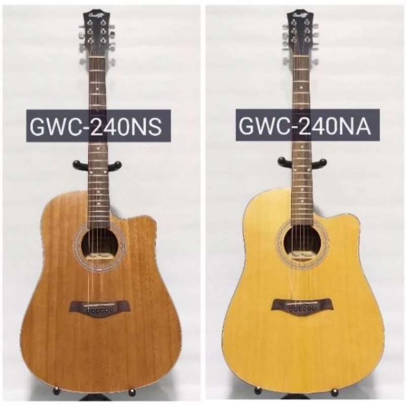 Cowboy Accoustic Electric Guitar NS Cokelat 5