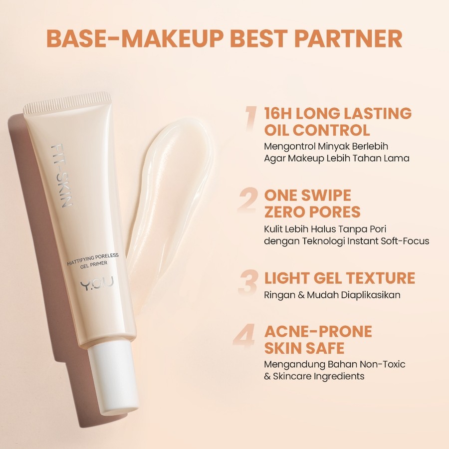 HEBE Beauty Style Y.O.U Fit Skin Mattifying Poreless Gel Primer