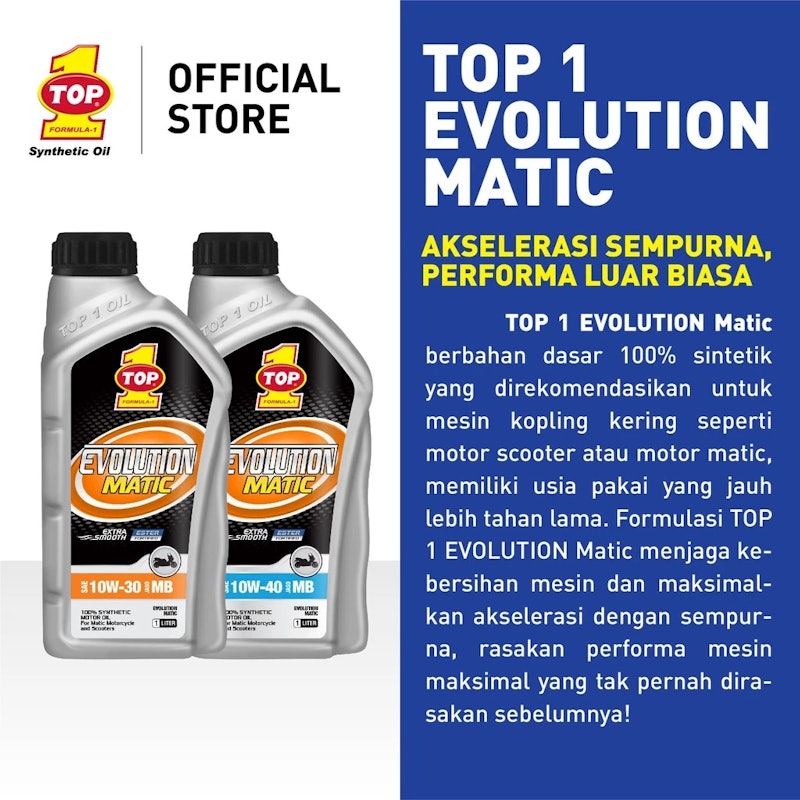 Top 1 Evolution Matic SAE 10W-40 1L 2