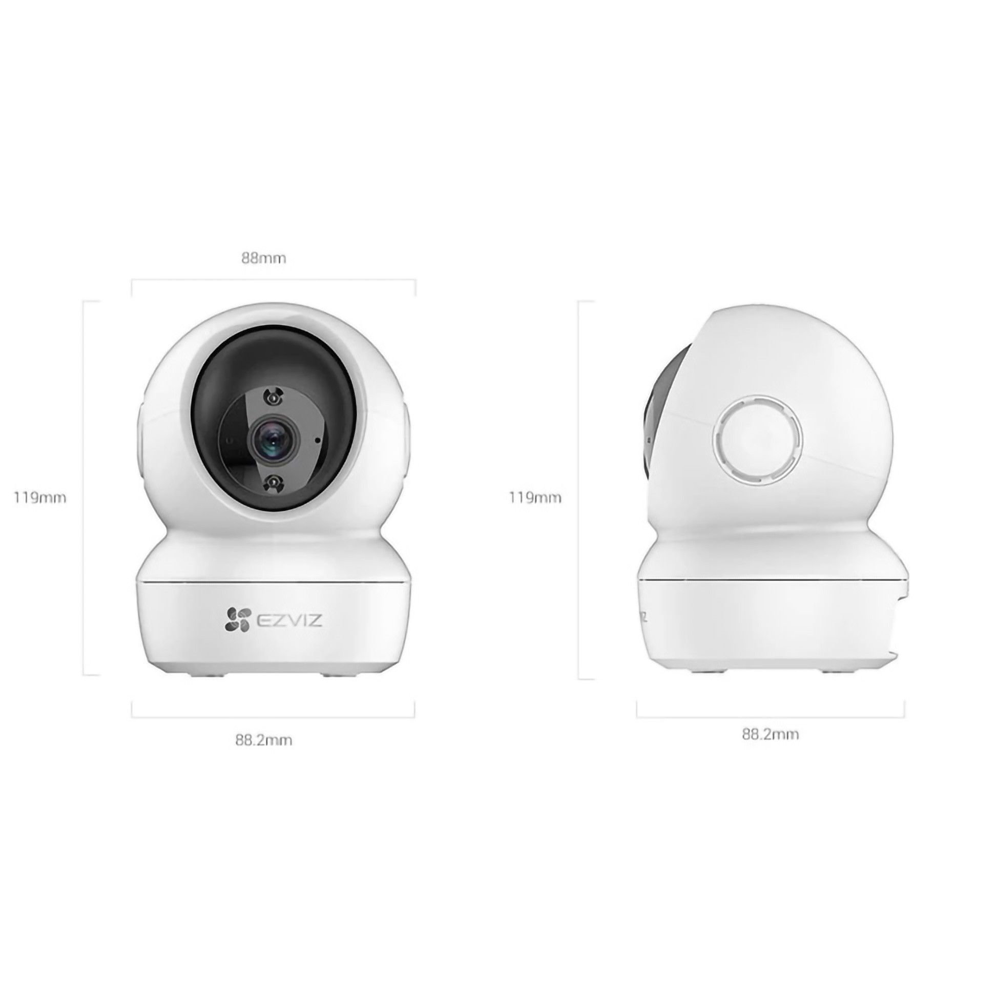 Ezviz Digital Technology Ezviz Smart Wi-Fi Pan & Tilt Camera 2MP C6N