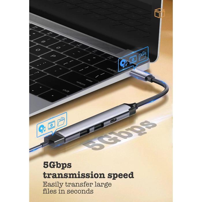 AMINO Amino Adapter Converter HUB Port 4 in 1 DS-64U