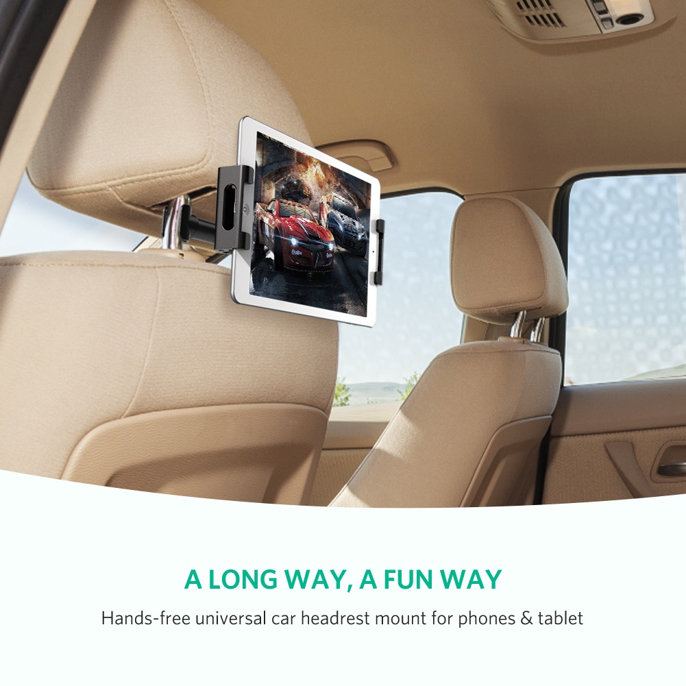 UGREEN Backseat Headrest Car Phone Holder Tab iPad