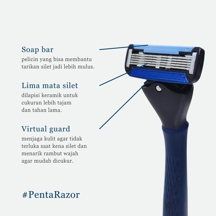 Anugerah Wajah Pria Banner Penta Razor