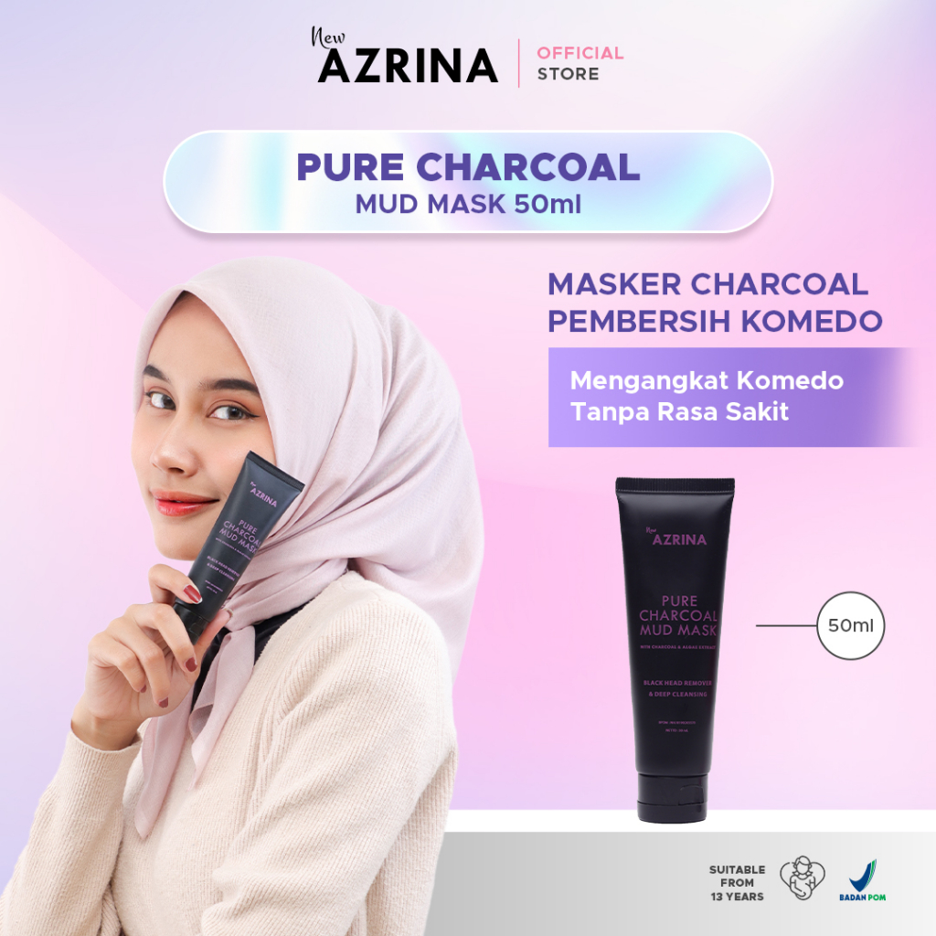 Azrina Pure Charcoal Mud Mask