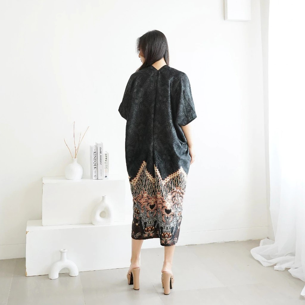 C2W Clothtowear Kaftan Batik Hitam 144-CBP