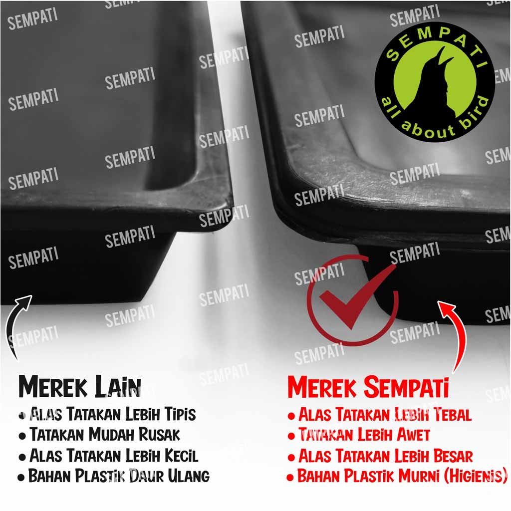  Sangkar Burung Besi Umbaran Size M