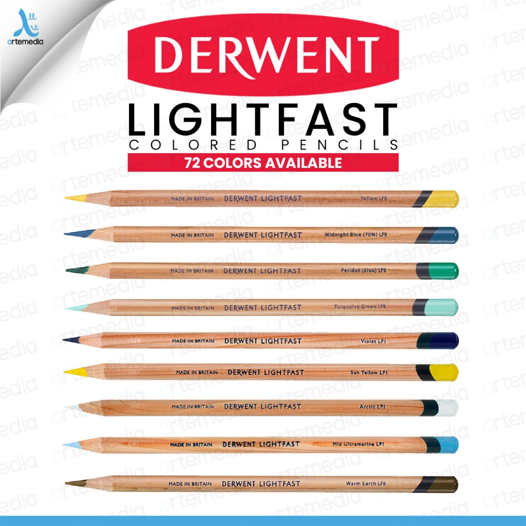 The Cumberland Pencil Derwent Lightfast Pencil Color Satuan