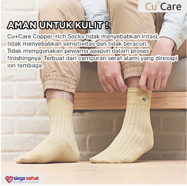 IN4 Technology Corporation CuCare Copper Rich Crew Socks