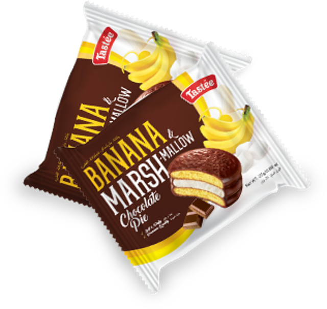 Tasteé Banana Marshmallow Chocolate Pie