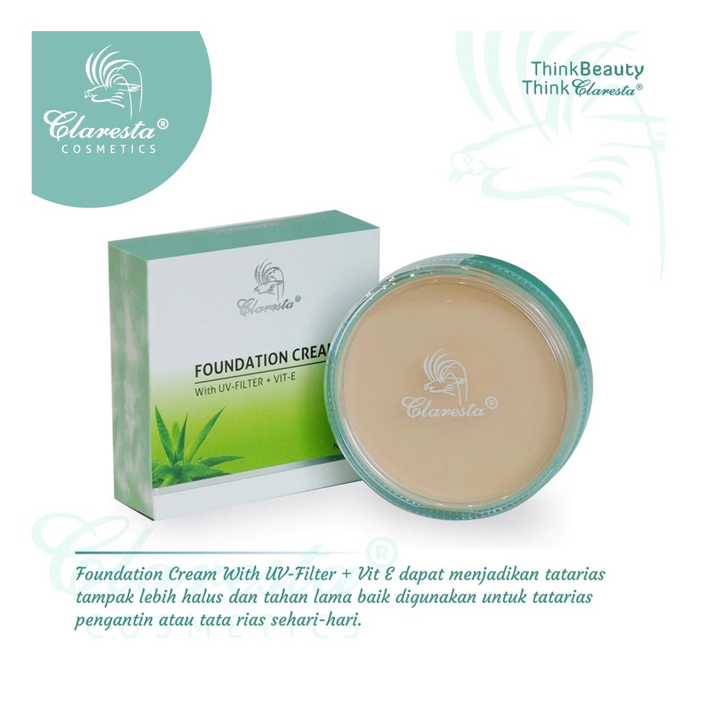 Claresta Foundation Cream with UV-Filter + Vit. E Ivory 3