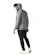 Decathlon Sports Indonesia Domyos Hoodie Fitness Ritsleting Pria 100 Abu-Abu 1