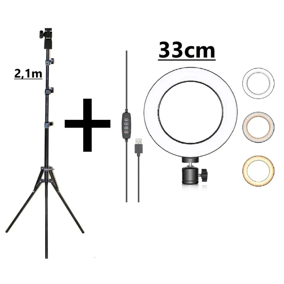  HOLO Ring Light 33 cm + Tripod 210 cm