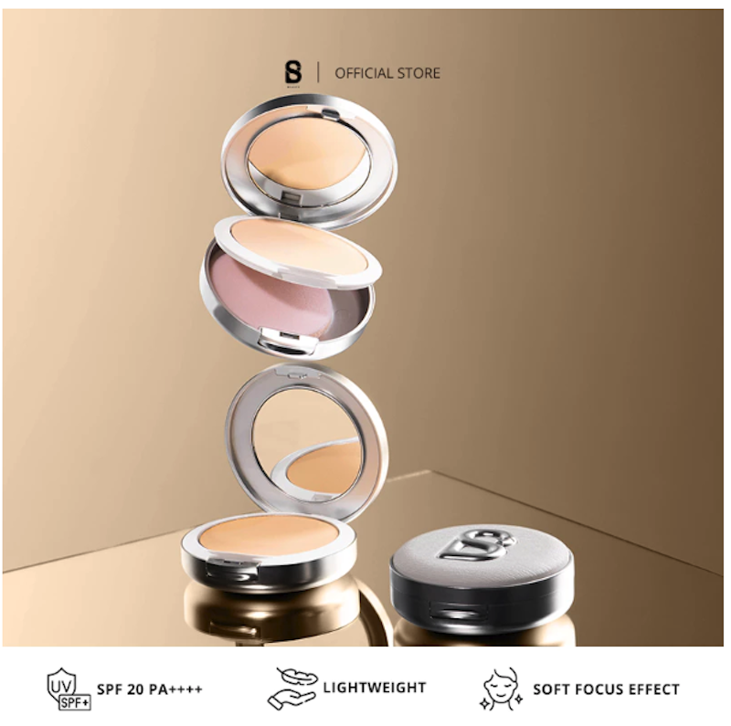 Buttonscarves Beauty Skin Guard Compact Powder BP01 Vanilla Cream 2