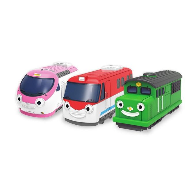 Titipo Titipo Set Diecast Train Pullback Train 2