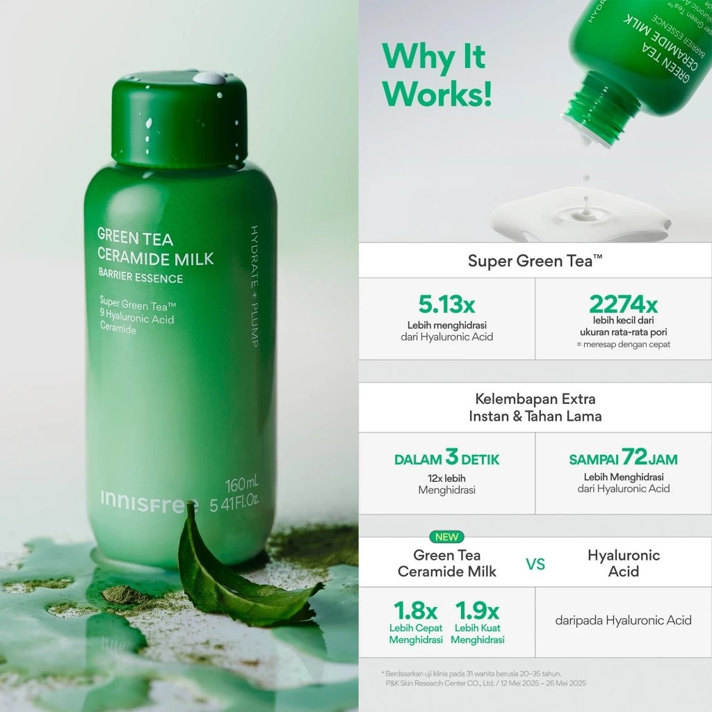 Green Tea Ceramide Milk Essence 3
