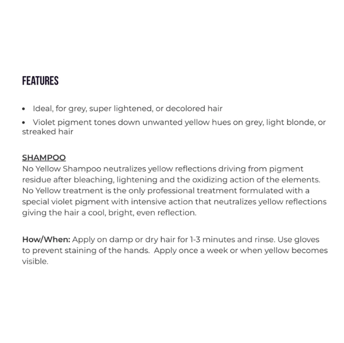 Pettenon Cosmetics Fanola Wonder No Yellow Extra Care Shampoo