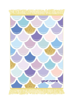 Wellen Print Sajadah Custom Print Nama 