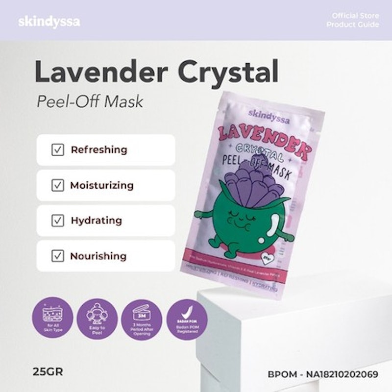 Skindyssa Lavender Crystal Peel Off Mask