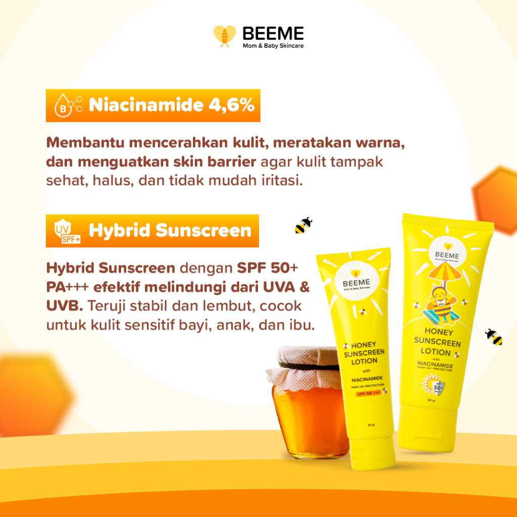STC Sarana Estetika BEEME Honey Sunscreen Lotion