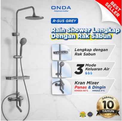 ONDA Rain Shower Set 3 in 1 3