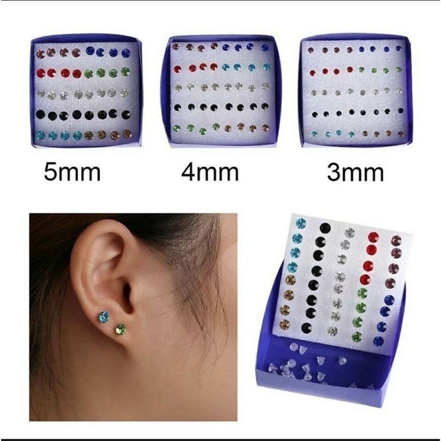  Anting Stud Anti Alergi