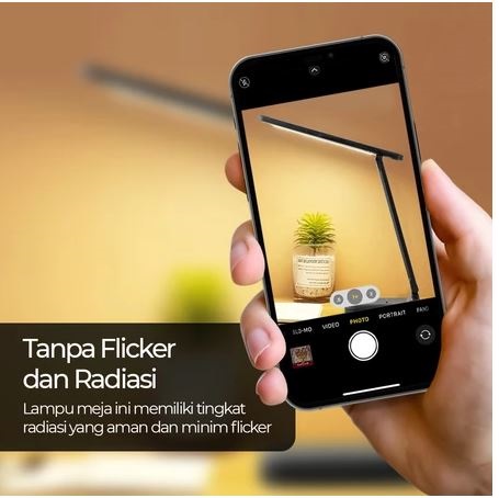 Jakarta Digital Nusantara TaffLED Lampu Meja Belajar Desk Lamp USB 8 W T302