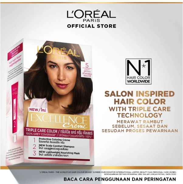 L’Oréal L’Oréal Paris Crème Excellence Crème 5 Light Brown