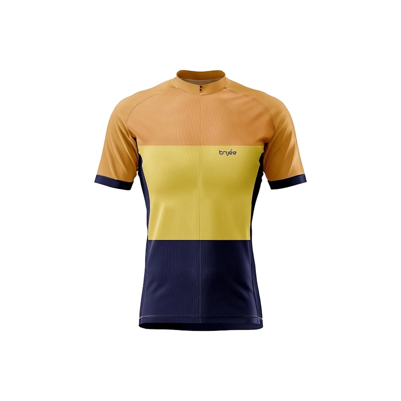 Trijee Unisex Jersey Sepeda M-Series Orange 1