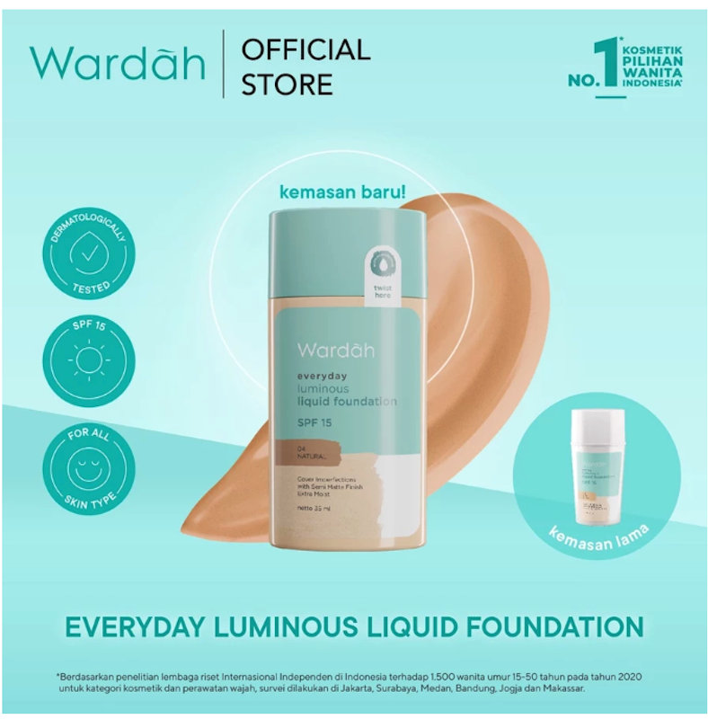 Everyday Luminous Liquid Foundation 03 Beige 5