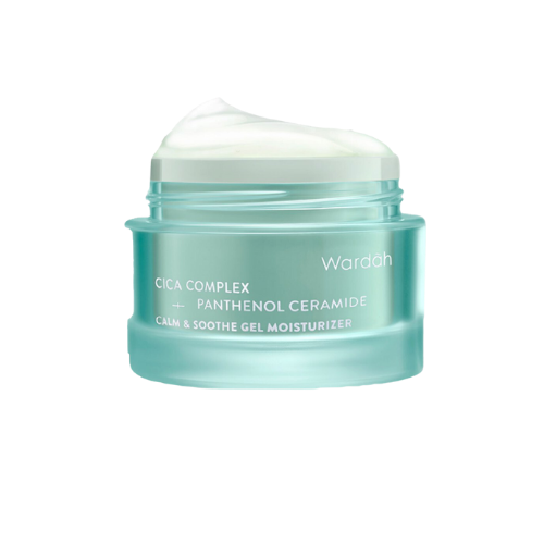 Wardah Cica Complex + Panthenol Ceramide Calm & Soothe Gel Moisturizer