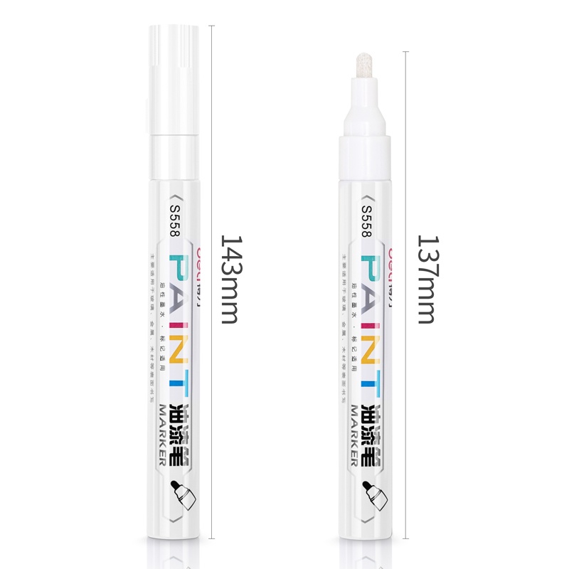 Deli Permanent Paint Marker S558