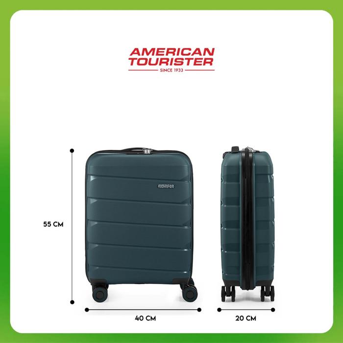 American Tourister Air Move Cabin 20 Inch Jungle Green  3
