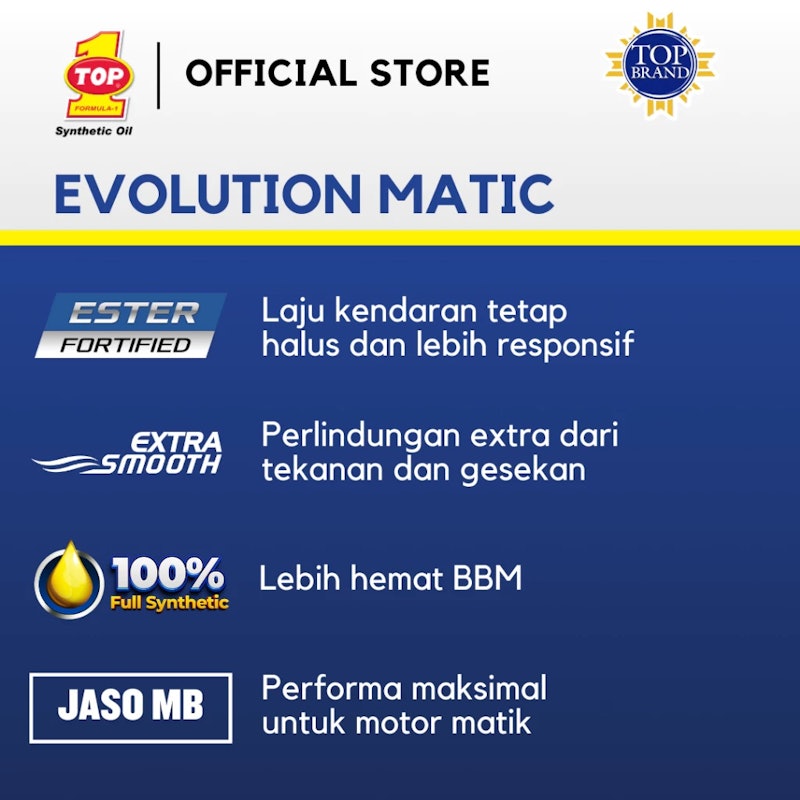 Top 1 Evolution Matic SAE 10W-40 1L 5