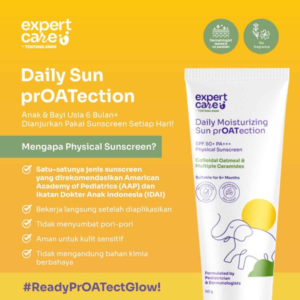 Tentang Anak Bahagia Expert Care by Tentang Anak Daily Moisturizing Sun PrOATection