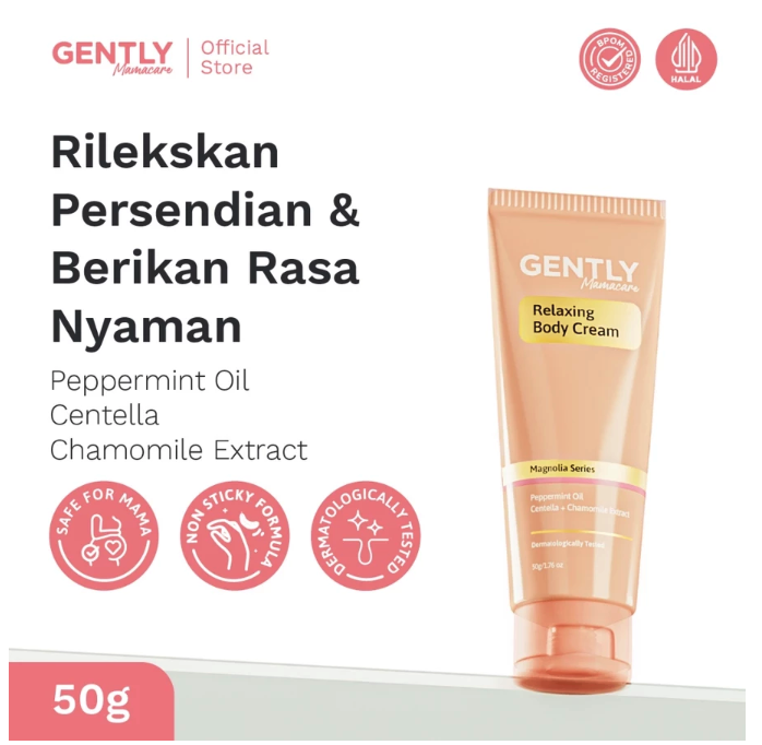Inovasi Teknologi Untung Berkah GENTLY Mamacare Relaxing Body Cream