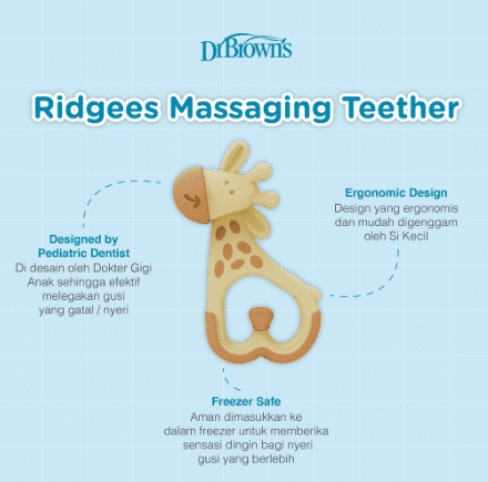 Dr. Brown's Ridgees Giraffe Teether 