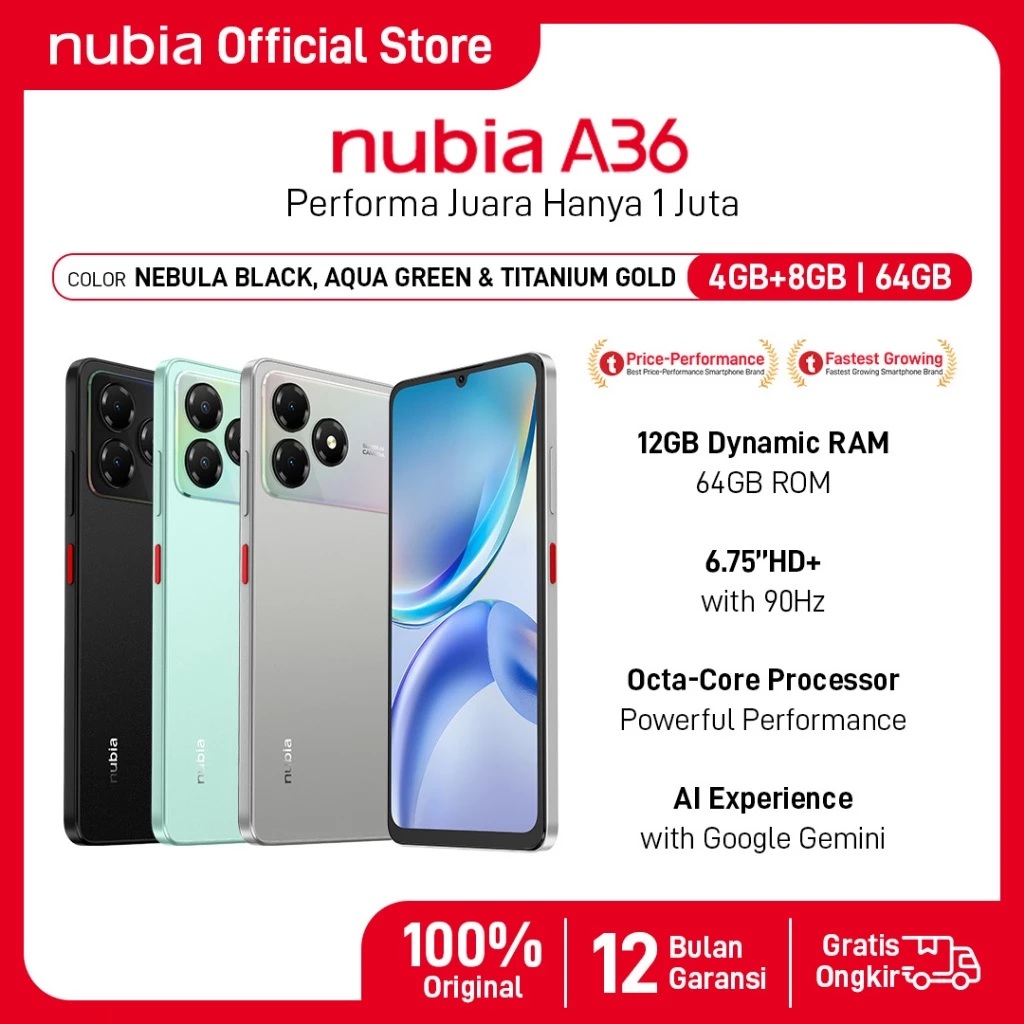 Nubia Technology nubia A36 (4+8/64 GB)