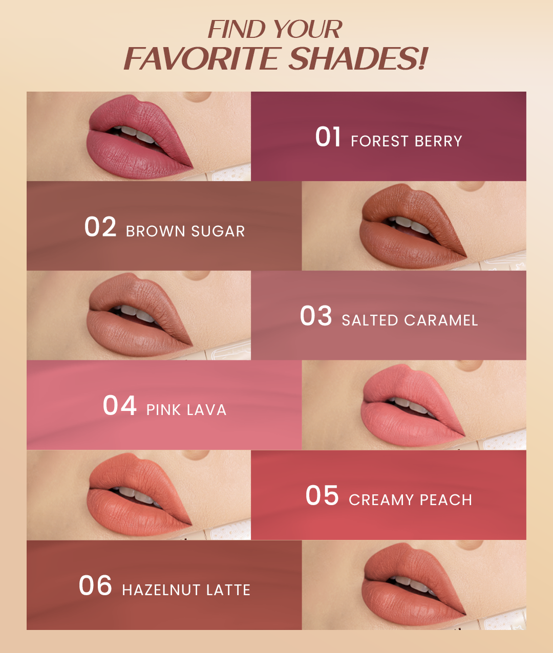 Mattedorable Lip Cream Boba 03 Salted Caramel 2