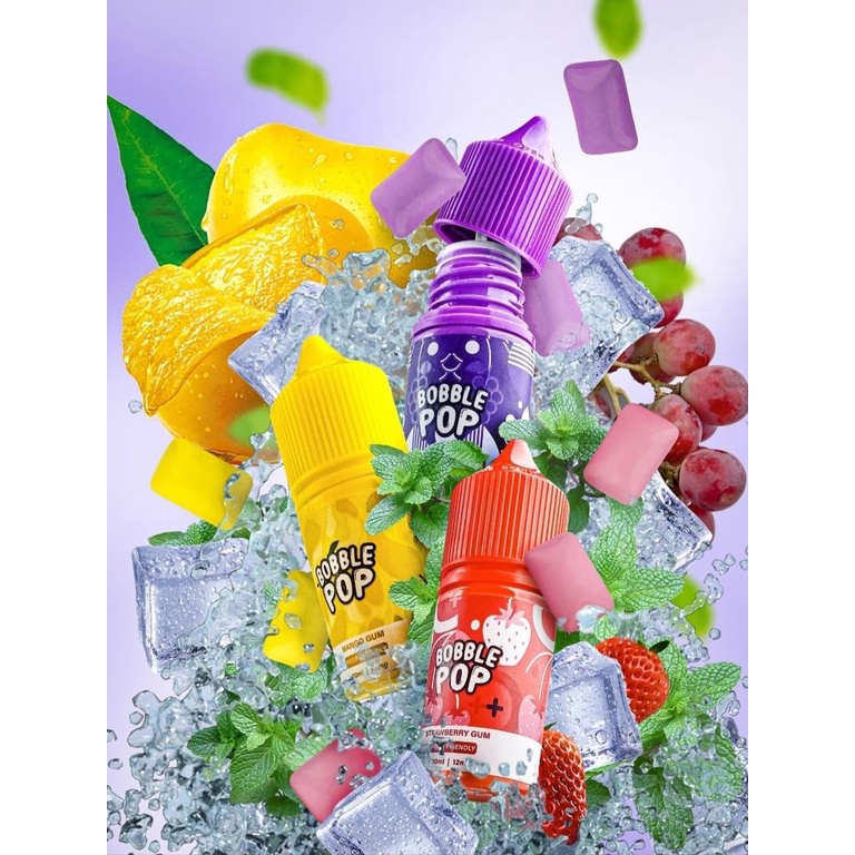 Bobble Pop Strawberry Gum