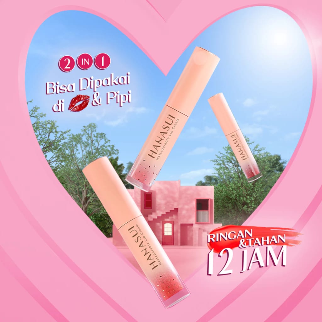Eka Jaya Internasional Hanasui Mattedorable Lip Cream 06 Ritz