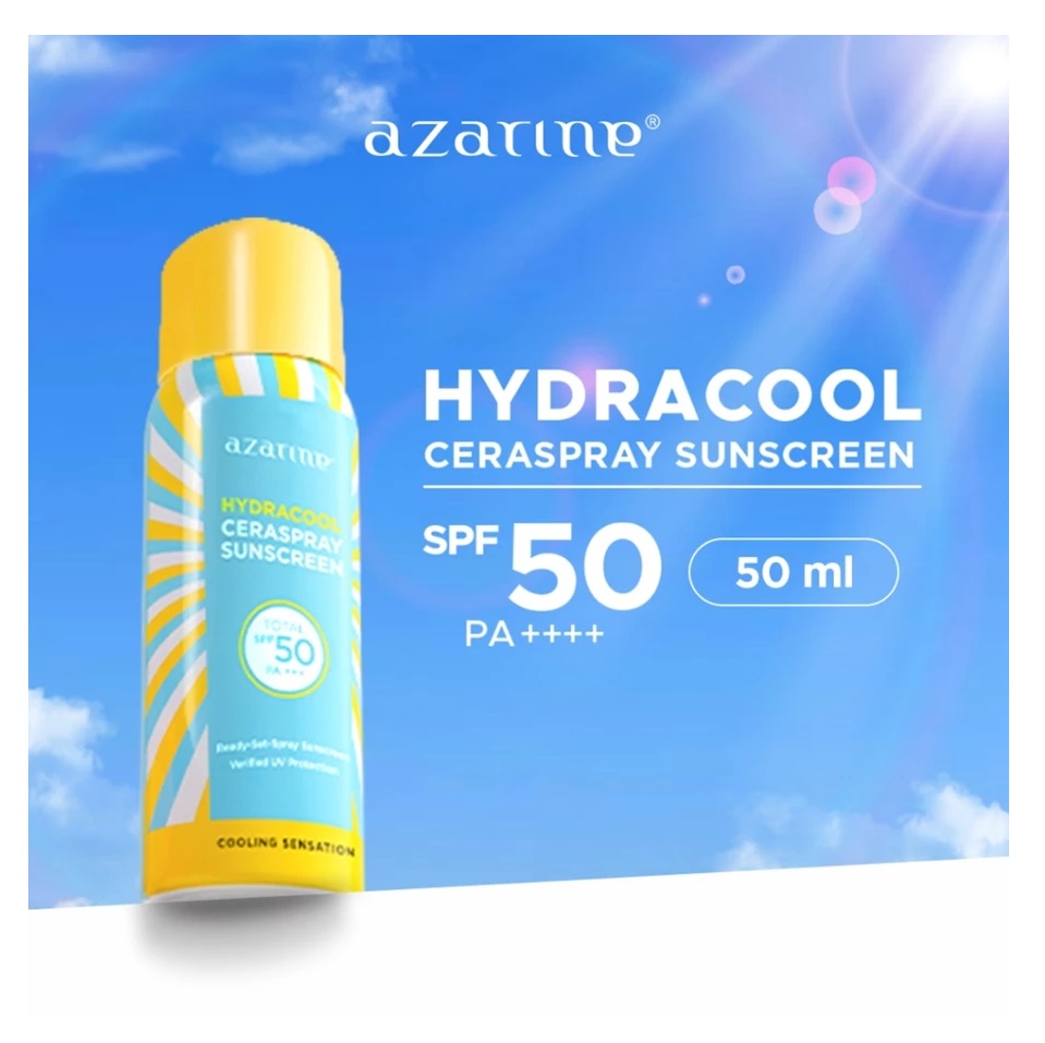 Wahana Kosmetika Indonesia Azarine® Hydracool Ceraspray Sunscreen SPF 50 PA+++
