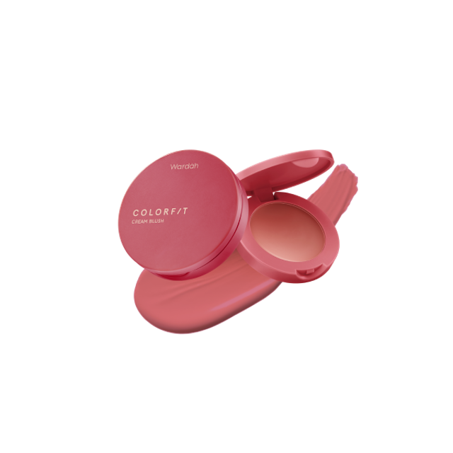 Wardah ｜ Colorfit Cream Blush Merry Mauve