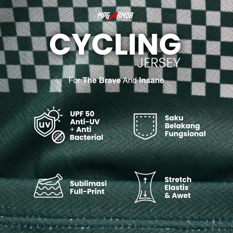 MPG ARMOR Jersey Sepeda RoadBike MTB Tosca 4