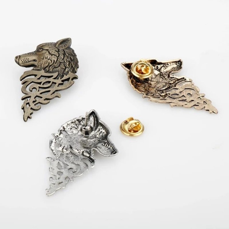 Wolf Brooch 4