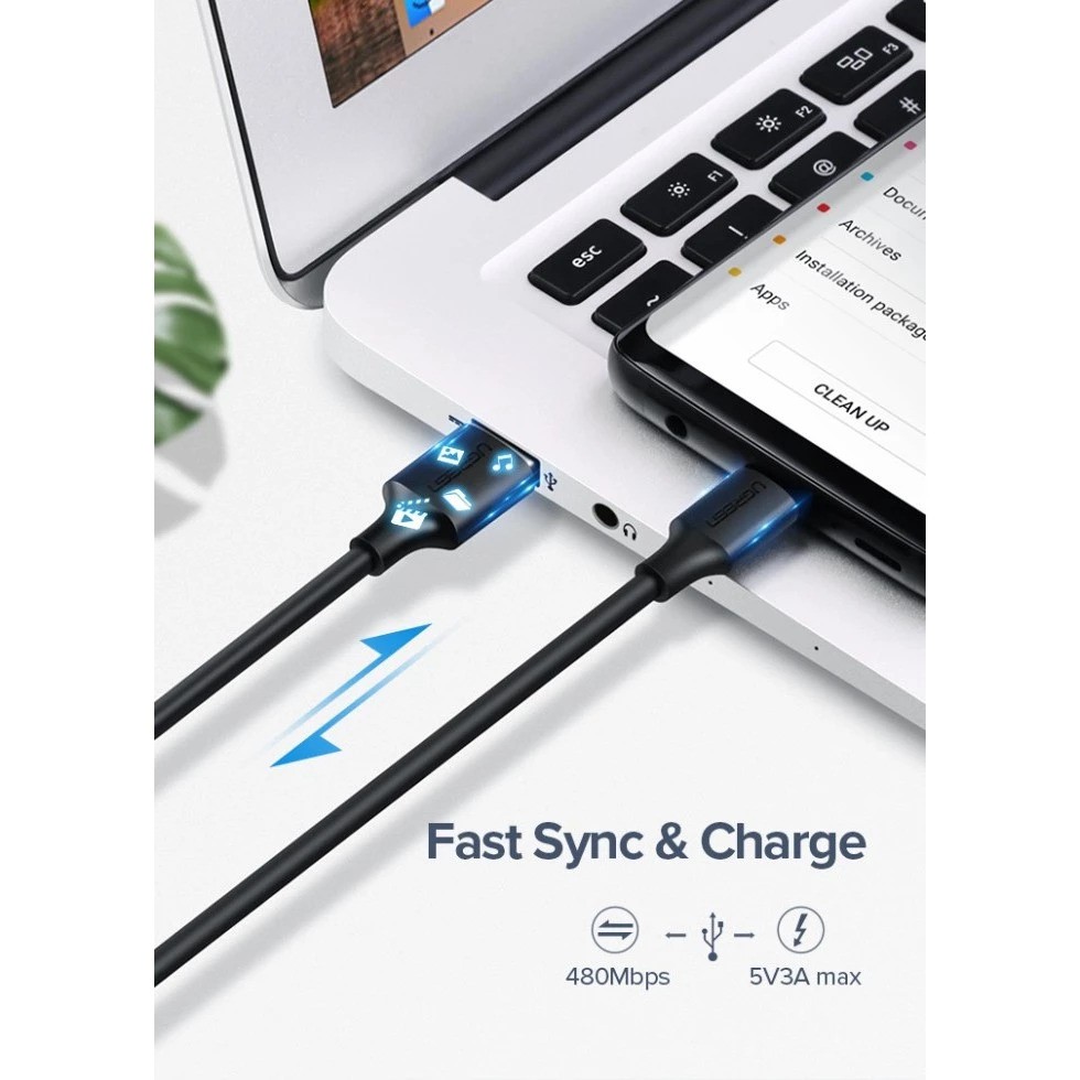 Ugreen Kabel Data USB Type C Fast Charging 3A 60114