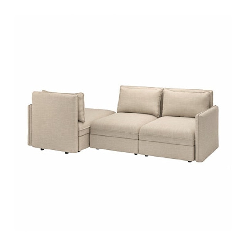 VALLENTUNA Sofa 3 dudukan dengan sofa tempat tidur 1