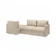 IKEA VALLENTUNA Sofa 3 dudukan dengan sofa tempat tidur 1